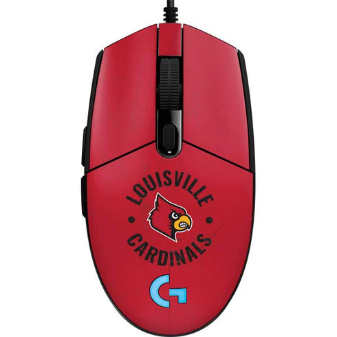 University of Louisville Cardinals Faded G203 Prodigy RGB Wired Gaming Mouse Skin